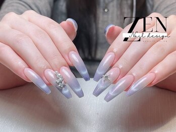 ゼン ネイル デザイン 池袋(ZEN NAIL DESIGN)/題長さだしやり放題×つけ放
