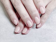 ラグネル(Luxnal)/大人細フレンチネイル