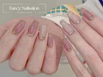 ファンシー 新宿店(Fancy)/クリスマス/冬ネイル/ツイード