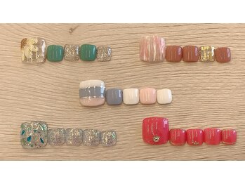 キャンアイドレッシー 本庄上里店(Can I Dressy)/4月フット定額デザイン￥5500