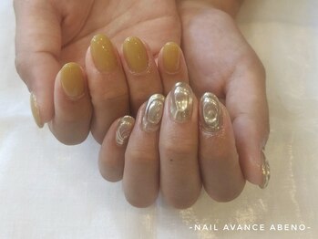 ネイル アヴァンス あべのルシアス店(Nail AVANCE.)/アシメデザイン 田盛