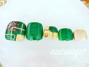 ネイル―ジュ 札幌大通店(nairouge*)/秋♪フットネイル♪