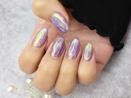 ちゅるんオーロラネイル