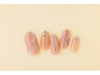 ヴァンネイル(VINGT NAIL nail&eye beauty)/ラメニュアンスネイル