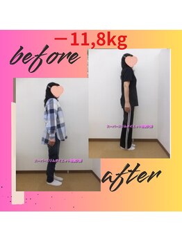 スーパースリムダイエット 相模大野/3ヵ月－11,3ｋｇ減ダイエット♪