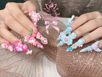 ナナネイル アメ村心斎橋店(NaNa Nail)/長さ出し/持ち込みOK/アート10本