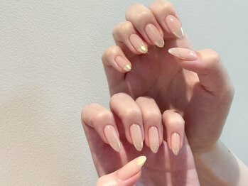 リベレ(LIBELLE)の写真/大人女子の上品な指先へ*オフィスネイルもOKなフラットデザインもご用意♪パラジェル・フィルイン対応★