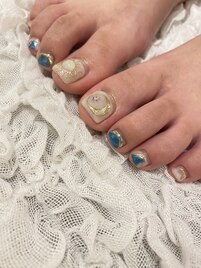 ミラーニュアンスネイル