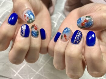 アルシエロ(al cielo)/夏ネイル 金魚