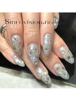 シンラヴィジョンネイルズ(sinravision.nails)/ギラギラワンカラー