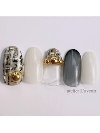 ツイードネイル