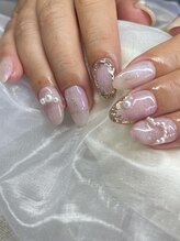 S. Nails【フィルイン/長さだし/マグネット/ニュアンス/フット/ハンドケア】/きれいめニュアンス