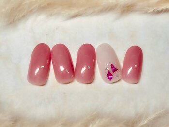 パラジェルプレミアムサロン ｎｅｗｉ ｎａｉｌ 銀座【7/1 NEW OPEN】/チークネイル