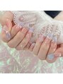 ポミーネイル 新宿西口店(pomy nail) 流行りのネイルも大好きです(*´`)