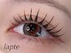 ラプテ(lapte)の写真/まつげを長く、健康的にキープしたい方に◎自まつげの状態を見極めて一本一本丁寧に施術していきます。