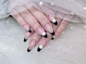 モカ 京橋(moca)/【Ayano】フレンチネイル