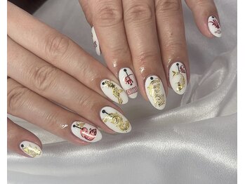 キャッツアイトーキョー 西荻窪店/迎春ネイル♪