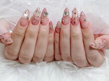 ネイルサロン ジョアアンジェ 天王寺店(joie ange)/さくらんぼネイル/ハート/ピンク