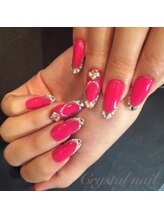 クリスタルネイル ボンベルタ橘店(CRYSTAL NAIL)/ピンクネイル