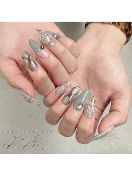 クリーム(Nail Atelier CREAM)/長さだし10本+ニュアンス定額