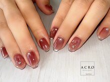 アクロネイル アンド アイ(ACRO NAIL&EYE)/クリアフレンチネイルネイル