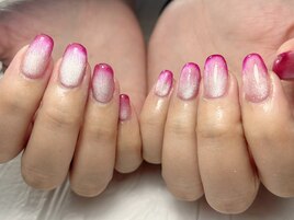 ピンクマグネットデザイン