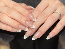 アムリス 表参道(amris)/フラッシュ×フレンチネイル