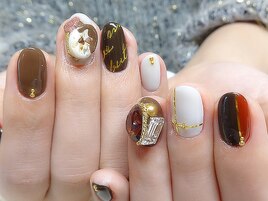 バレンタインチョコネイル♪