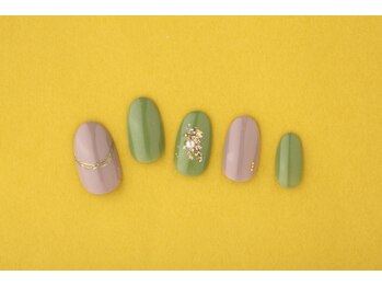 秋のニュアンスネイル