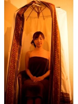 アユーラ/スチームハーブテントで大量発汗