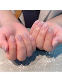 うるツヤのパープルワンカラー