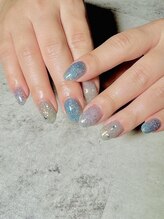 サング ネイル ビューティー アトリエ(suNg nail beauty atelier)/キラキラフラッシュネイル