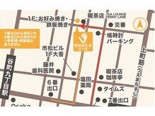 整体院札希 上本町/店舗地図　腰痛/肩こり/整体