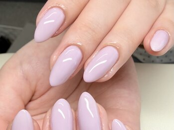 桜色、春ネイル