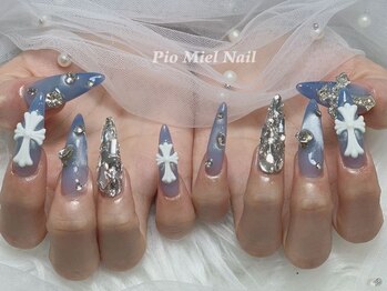 アイスブルーロング