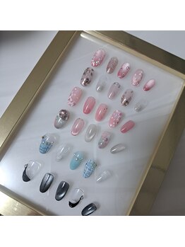 ネイルアトリエ ビー(Nail Atelier B.)の写真/定額は2コースからお選びください。毎月変わるデザインで飽きないネイル体験をあなたに◎