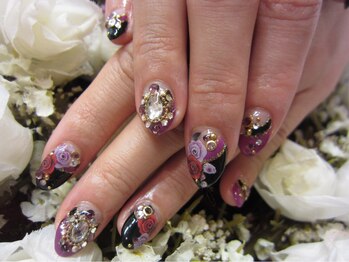 リングアリング(Ring a Ring)/バラのクールネイル