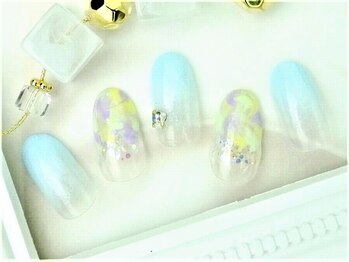 ネイルズガッシュ 大森駅前店(NAILs GUSH)/*カジュアルマーブル*