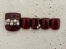 タフィーネイル 宜野湾コンベンションシティ店(TaffyNail)/フット グランドデザイン 6990円