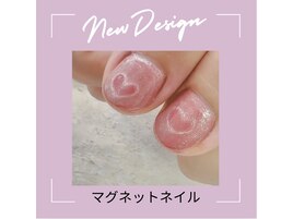 ハートマグネットネイル