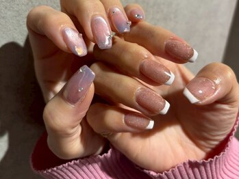 ネイルサロン マーノ(nail salon mano)/春カラーのアシメ
