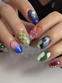 個性派ネイル