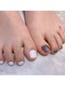 【FOOTはがせるジェル】気軽にフットネイル楽しみたい方に☆