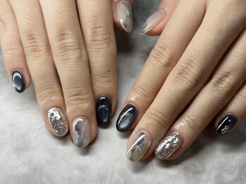 エイム 下北沢(aim)/秋デザインネイル