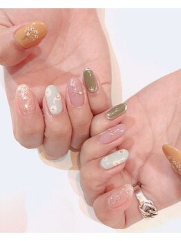 ストーリーアイラッシュアンドネイル(Story)/最新秋ネイル♪