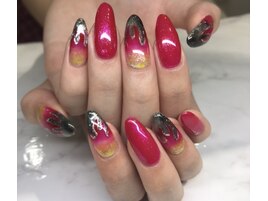 力強いファイアーパターン