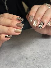 エムズネイルズ(M's Nails)/ヒョウ柄