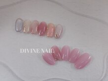 ディバイン ネイルズ(DIVINE NAILS)/ニュアンス春２本アート