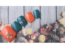 ネイルサロン&スクール ジーナ(GINA)/オータムオレンジ！