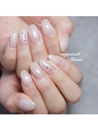 ナチュラルフラワーネイル